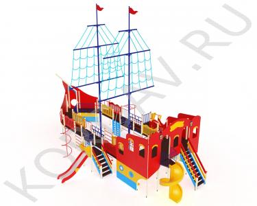 Детский игровой комплекс Корабль ПДИ 2.51 (1)